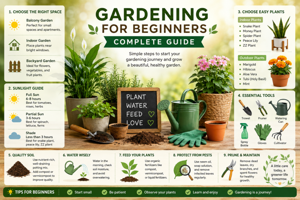 gardening guide for beginner
