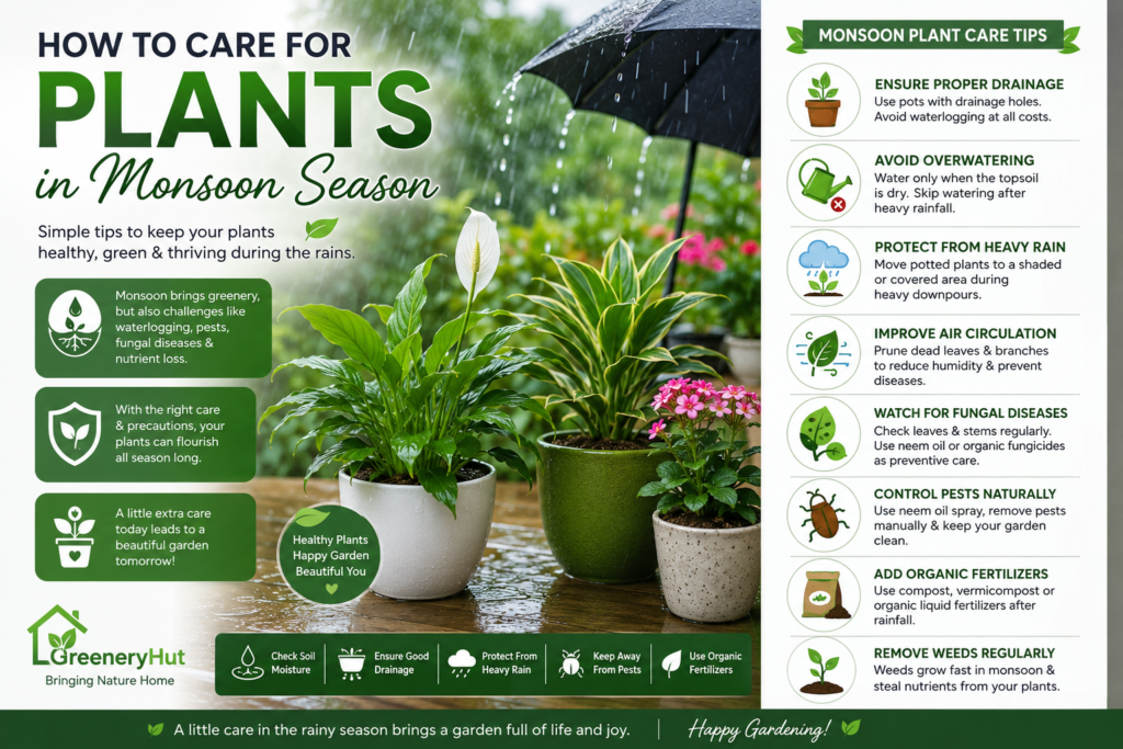plant care in monsoon