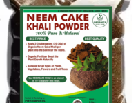 Neem Cake Powder for Plants 500 gm Organic Fertilizer & Pest Repellent | Neem Khali Fertilizer | Neem Khali powder for gardening | Acts as a fungicide and nematicide (500 g, Powder)