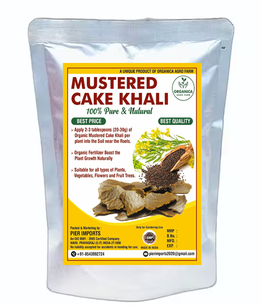 Mustard Cake Khali 400GM (सरसों की खली) - Organic Fertilizer for Plants | Natural Soil Enhancer | Rich in Nutrients for Healthy Growth