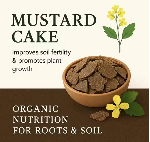 Mustard Cake Khali 400GM (सरसों की खली) - Organic Fertilizer for Plants | Natural Soil Enhancer | Rich in Nutrients for Healthy Growth - Image 4